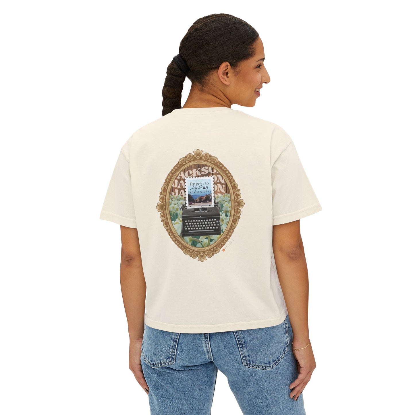 Jackson Daffodil - Women's Boxy Tee