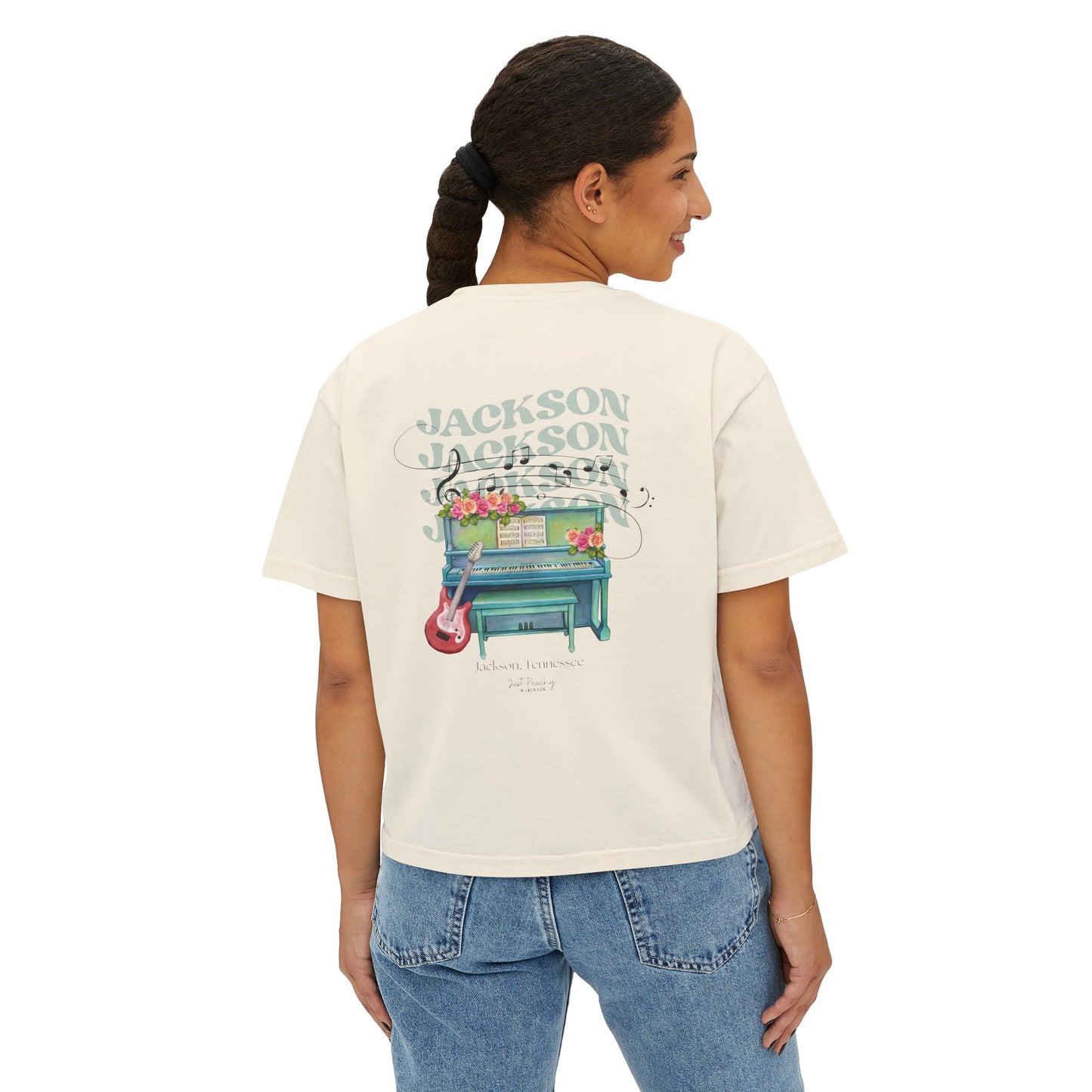 Jackson Music Scene - Women's Boxy Tee